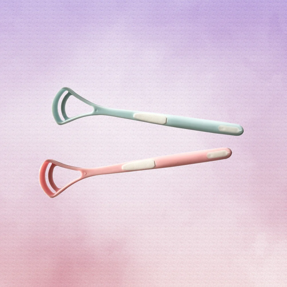 10 قطعة مكشطة اللسان قسط منظفات صحة الفم للحمام سهلة الاستخدام فرشاة تنظيف اللسان تزيل رائحة الفم بشكل فعال