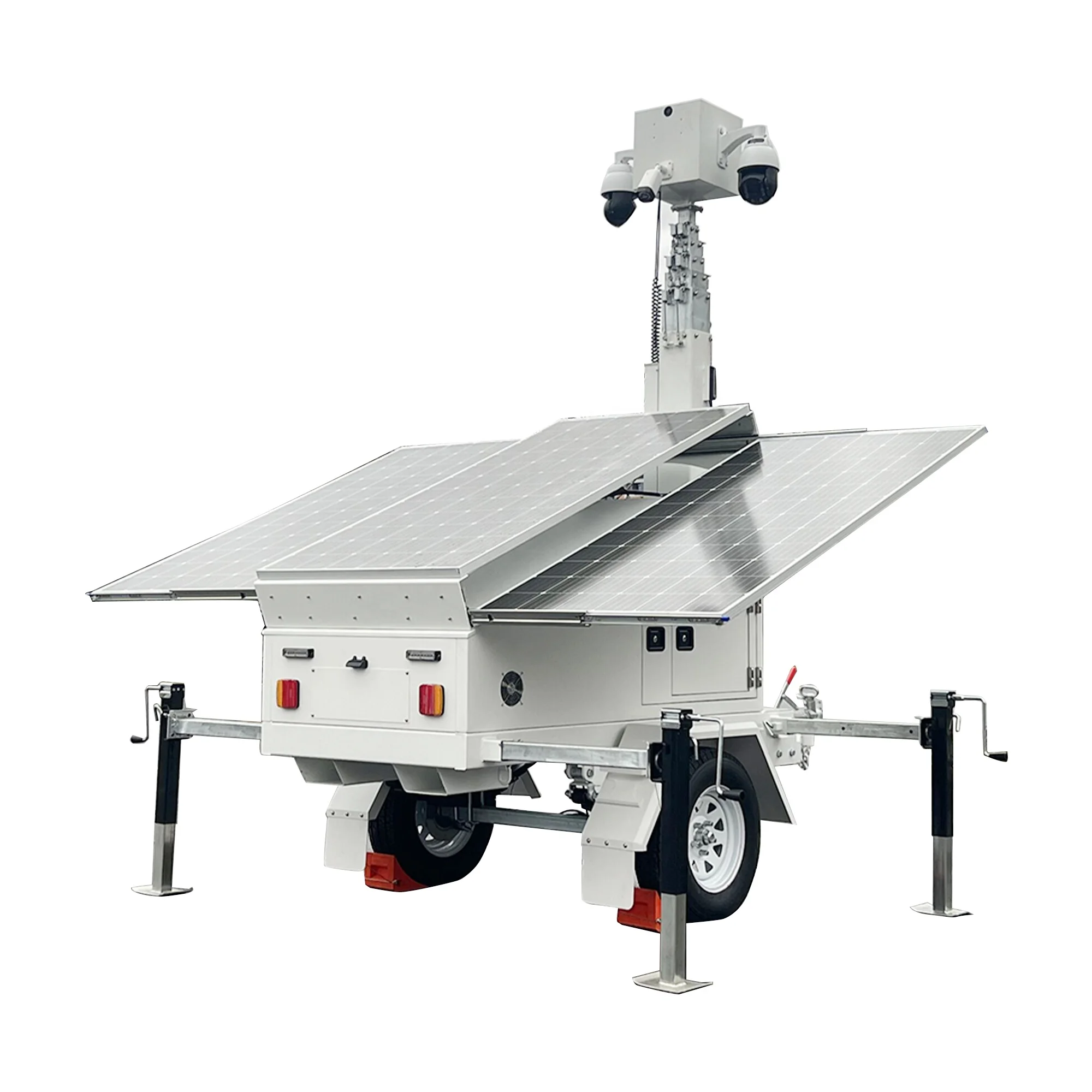 1500W Solar Monitoring Trailer Tower System DC12V/24V