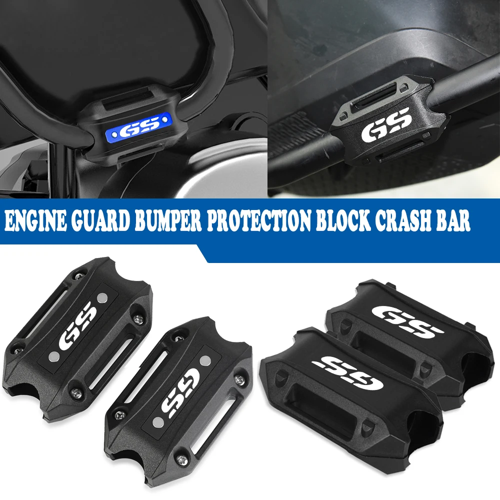 

For BMW R1200GS R1250GS F800GS F850GS F750GS ADVENTURE GS ADV 25mm Crash Bar Bumper Engine Guard Protection Decorative Block