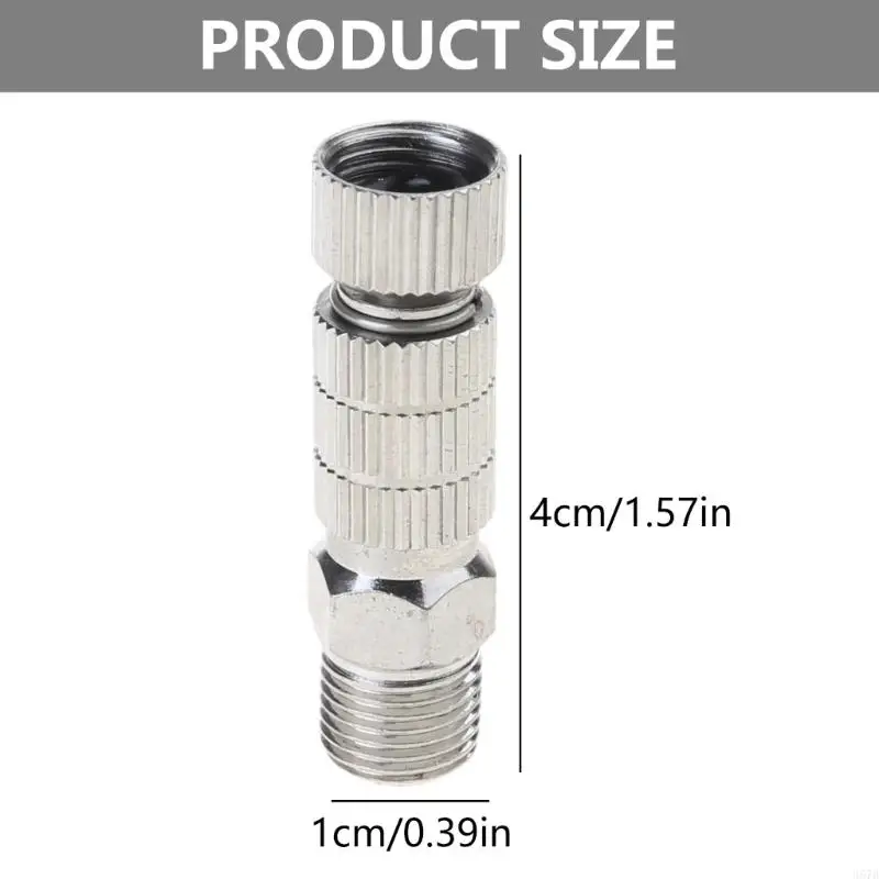 367D Adattatore accoppiamento per rilascio disconnessione Connettore rapido per aerografo Raccordi da 1/8'' Part