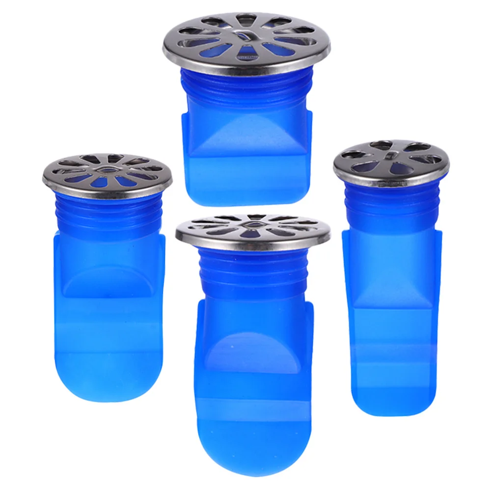 

4Pcs Floor Drain Valve Silicone Core Anti Backflow Bathroom Drain Plug Sewer Gas Stopper Round Cover Easy Installation