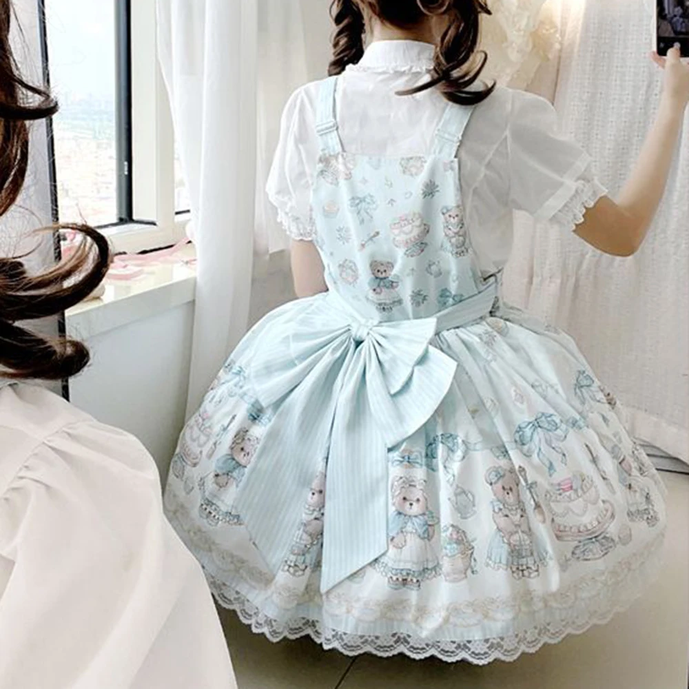 Picture 6: Original Lolita Original Strap Lolita Dress Suspender Bow Cute Japanese Lo Dress Loli  summer clothing for women