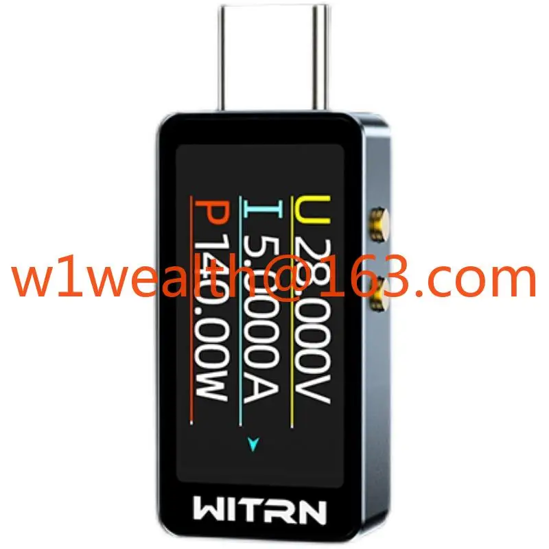 CC1 Dimensional Simplified USB Voltage Ammeter Tester PD3.1 Digital Display 28VType-c Meter Power Meter WITRN