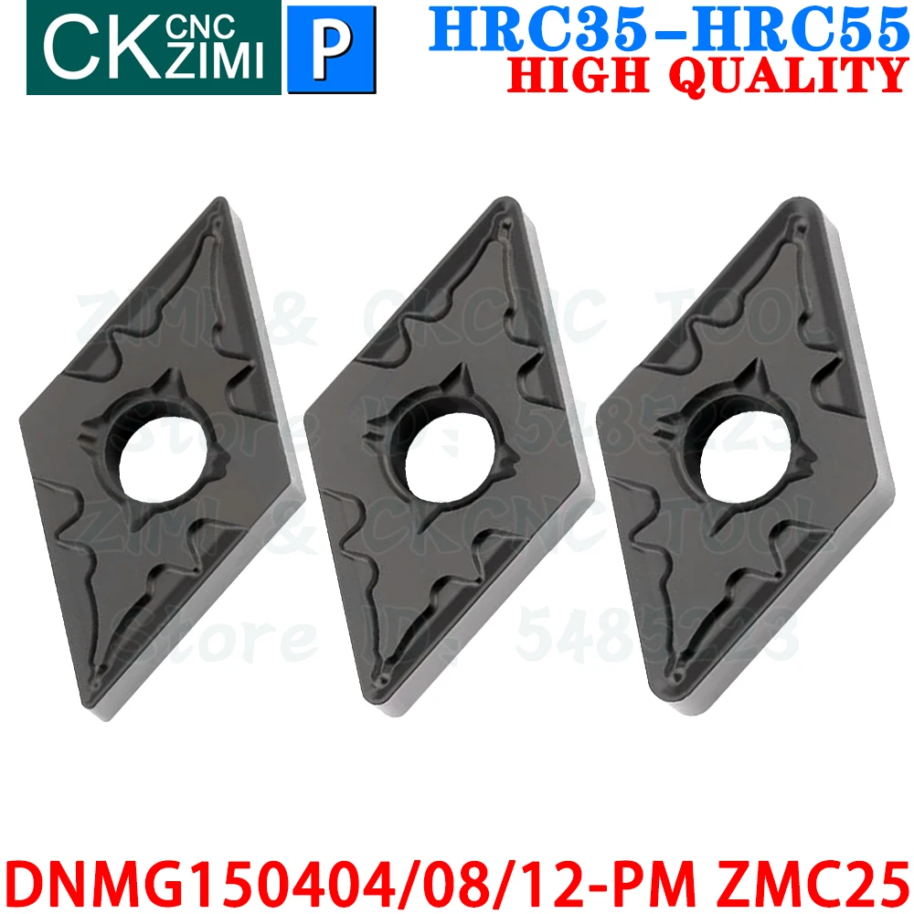 DNMG150404-PM DNMG150408-PM DNMG150412-PM ZMC25 เม็ดมีดคาร์ไบด์ เครื่องมือเม็ดมีดกลึงภายนอก DNMG 1504 DNMG1504 DNMG431 DNMG432 DNMG433 PM ซีเอ็นซี เครื่องกลึงโลหะ เครื่องมือตัดกลึง สำหรับเหล็ก