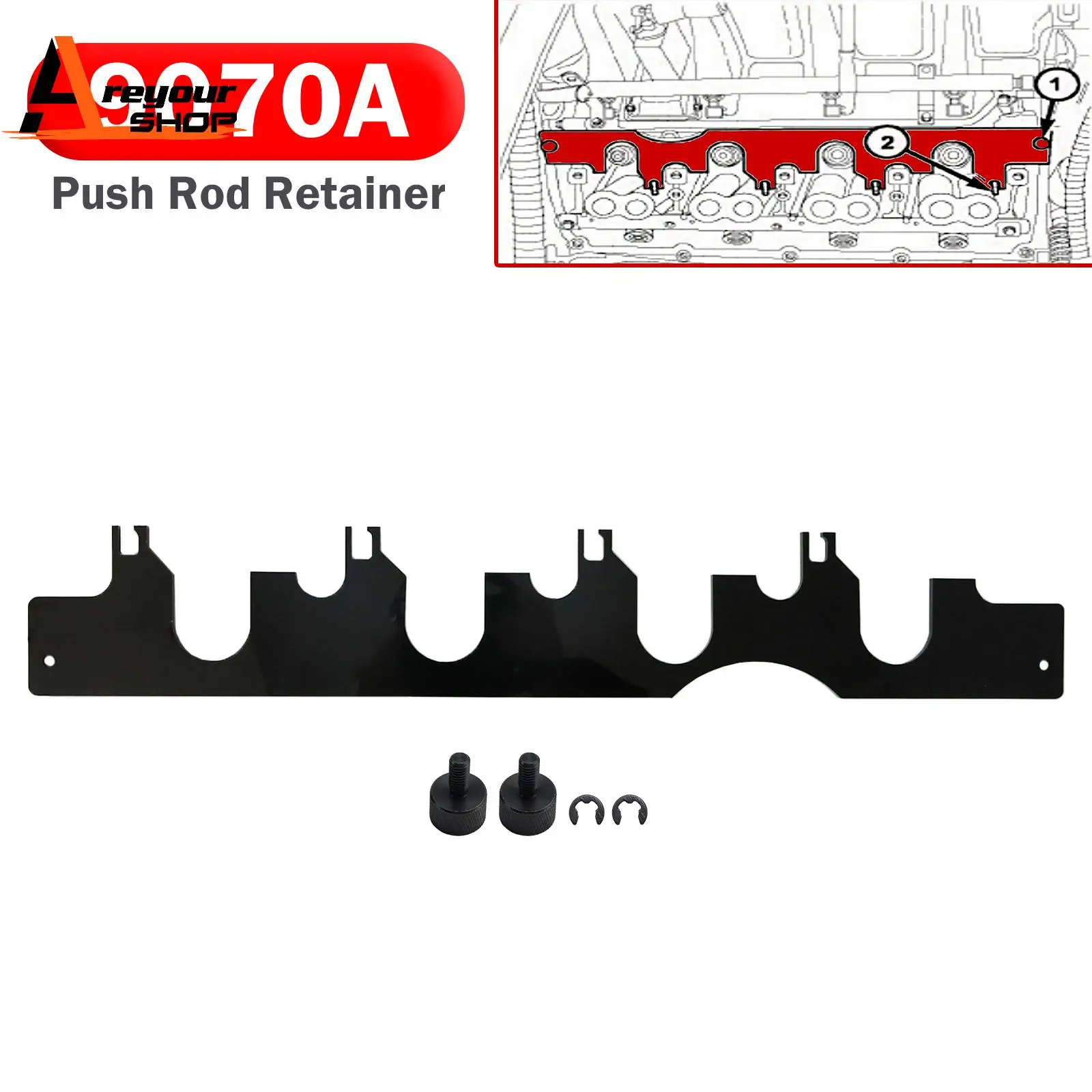 

Фиксатор толкателя 9070A для установки впускного бокового коромысла в сборе