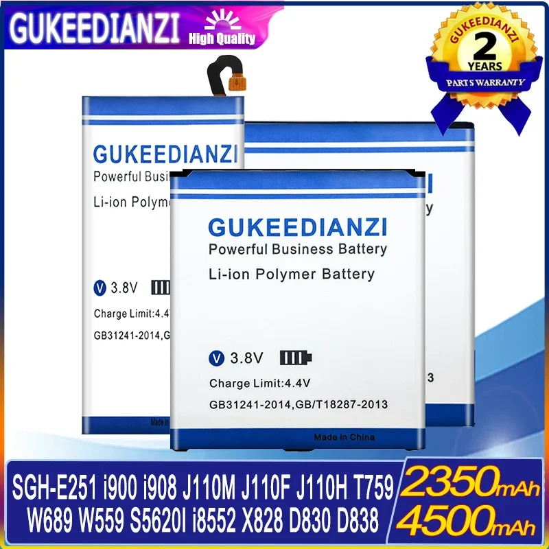 Battery For Samsung SGH-E251 SGH-i900 SGH-i908 SM-J110M J110F J110H/T759 W689/W559 S5620I/Win i8552/X828 D830 D838 Batteria