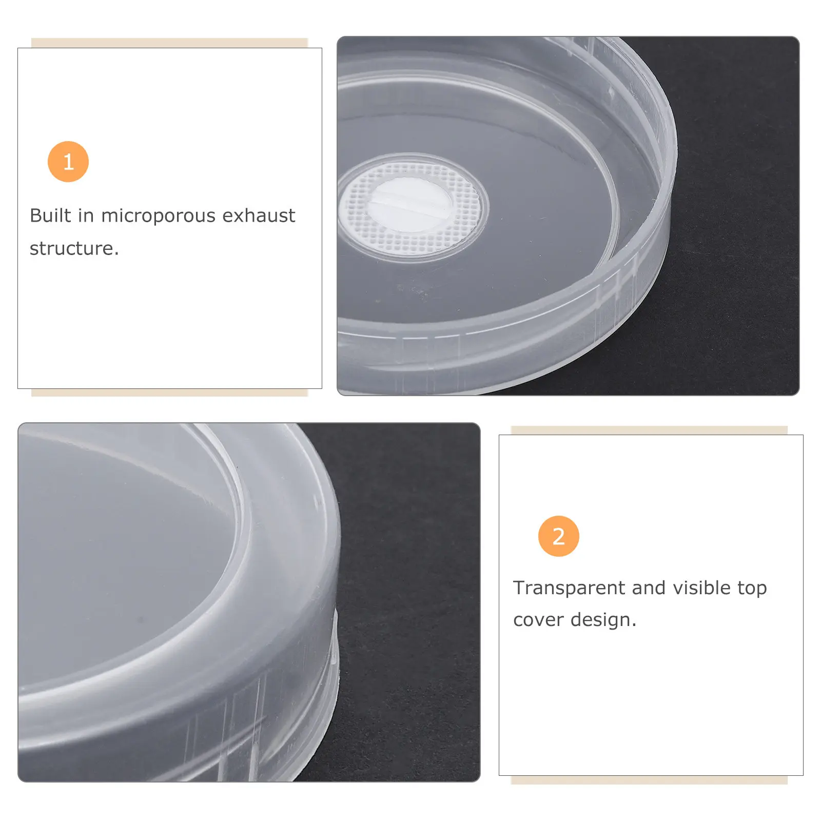 28Pcs Mason Jar Sprouting Lids Plastic 70Mm Round Mouth Seed Sprouting Caps for Beans Alfalfa Ventilation Mesh Screen Mason Jar