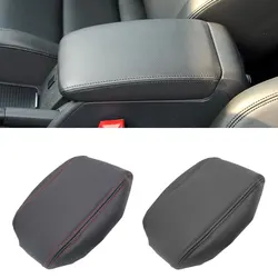 For VW Golf 6 2010 2011 2012 2013 PU Leather with Sponge Car Interior Center Console Lid Armrest Box Protection Cover Trim