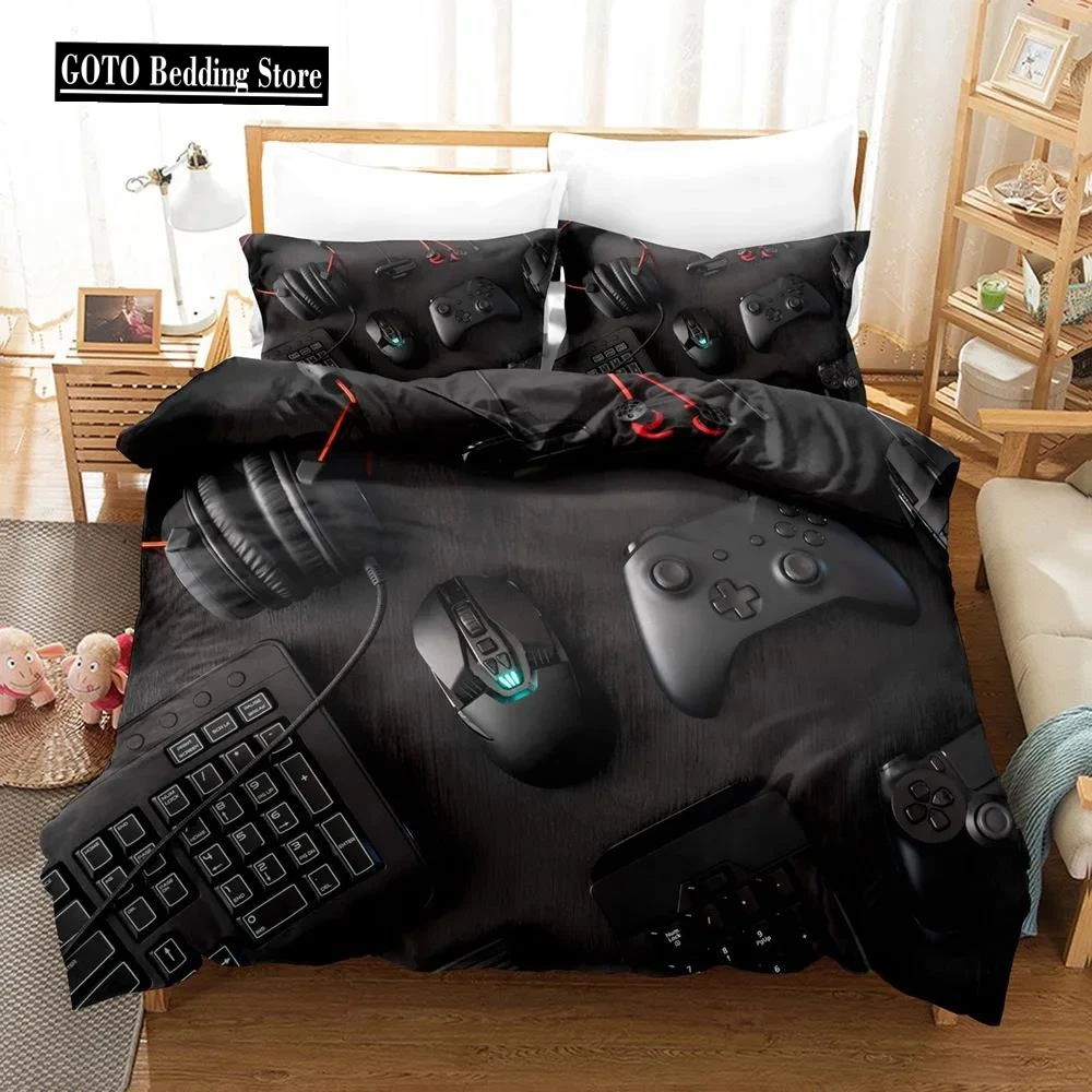 

Bedding Sets for Boys and Teen Games,Duvet Cover, Comforter Cover pillowcase,Playstation Designs, Queen Video Games, Playstation