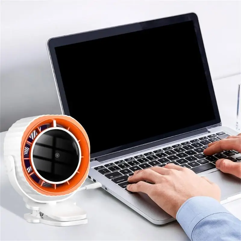 

Air Cooling Fan Small Desk Fan Quiet Fan with Adjustable Texture Larege Battery Fan Perfect for Various Space N58D