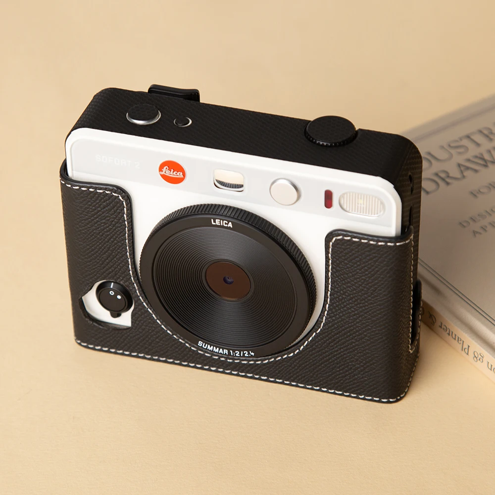

Simple style SOFORT2 Camera Bag Box Handmade Genuine Leather SOFORT2 Bag for Leica SOFORT 2 Case Protective Case Cover