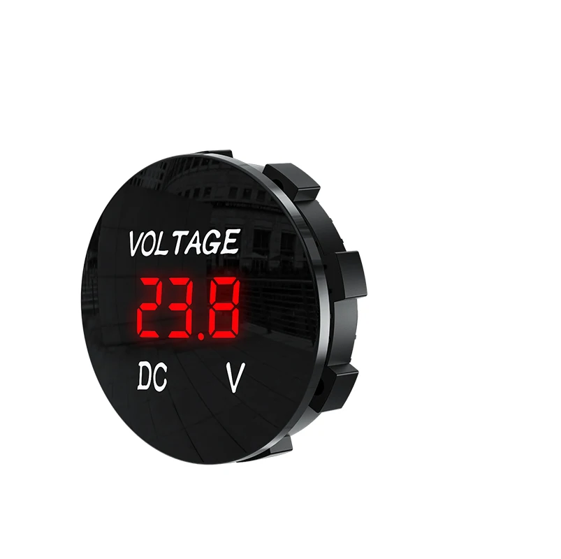 DC 5V-48V LED Digital Voltmeter Mini Waterproof Voltage Meter Tester For Car Motocycle Volt Detector Tester Monitor Panel