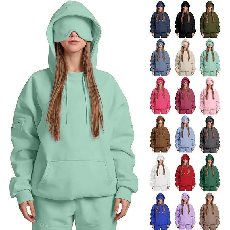 Women's Comfortable Hoodie with Airplane Mode Design Spring 2026 Fashion Ladies' Sweatshirt Soft Material Other Material 100%