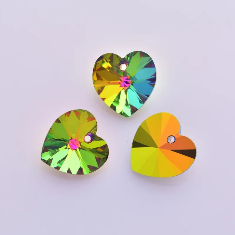 (1 piece) 6228 XILION Heart pendant beads Crystal from Austria for DIY jewelry making