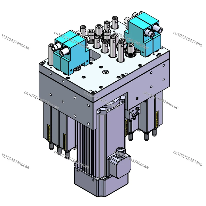 Numerical control boring device, drill bit, vertical and right boring head, suitable for numerical control boring machine