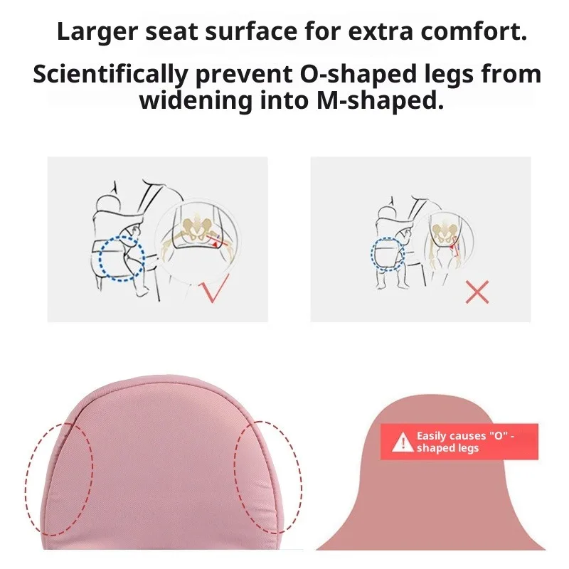 حامل مقعد الورك للأطفال من الأمام والخلف يحمل حديثي الولادة وخصر مريح ودعم خصر خفيف الوزن وحمالة أطفال وإكسسوارات الأطفال