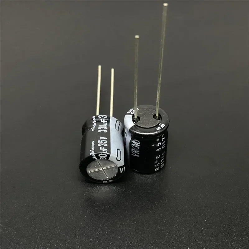 10pcs/100pcs 330uF 35V NICHICON VR Series 10x12.5mm 35V330uF Aluminum Electrolytic Capacitor