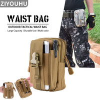 Outdoor Multifunctional City Tactical Waist Bag 600D Nylon Waterproof Fanny Pack Hanging Leg & Belt MOLLE Portable Training Bag
