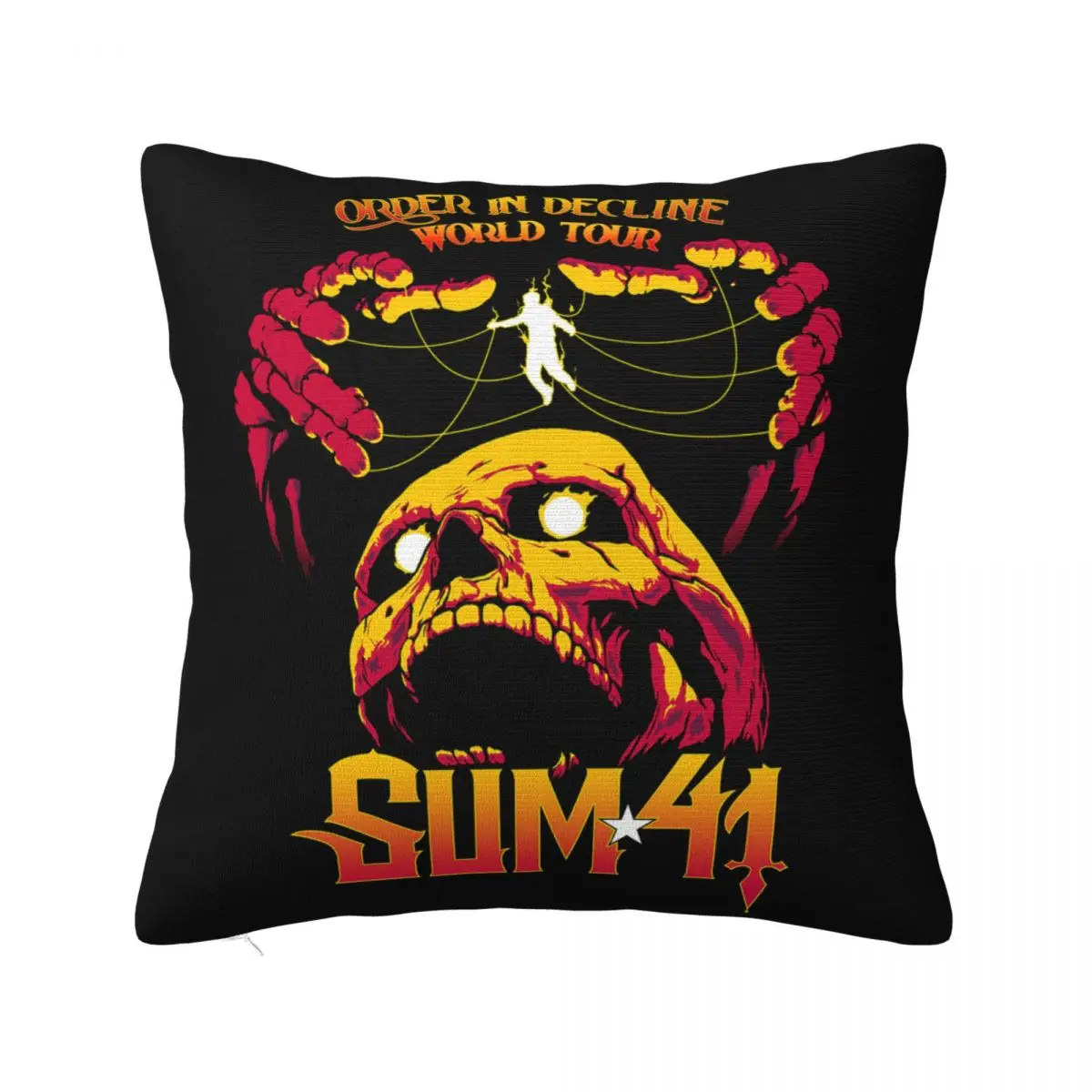 Sum 41 Order In Decline World Tour 2020 With Dates Swea Usa Size S 3Xl Women Men Pillow Case