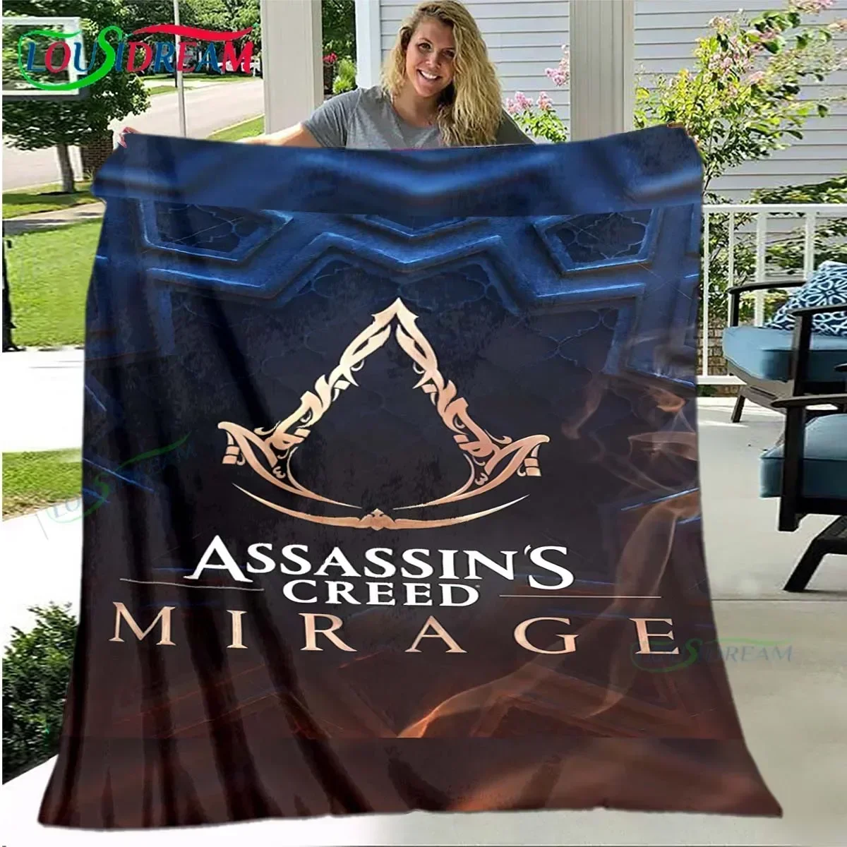 Game Assassin’s Creed Valhalla Soft Blanket Sports Living Room Bedroom Sofa Bed Blanket  Gift Travel Office Lunch Break Blanket