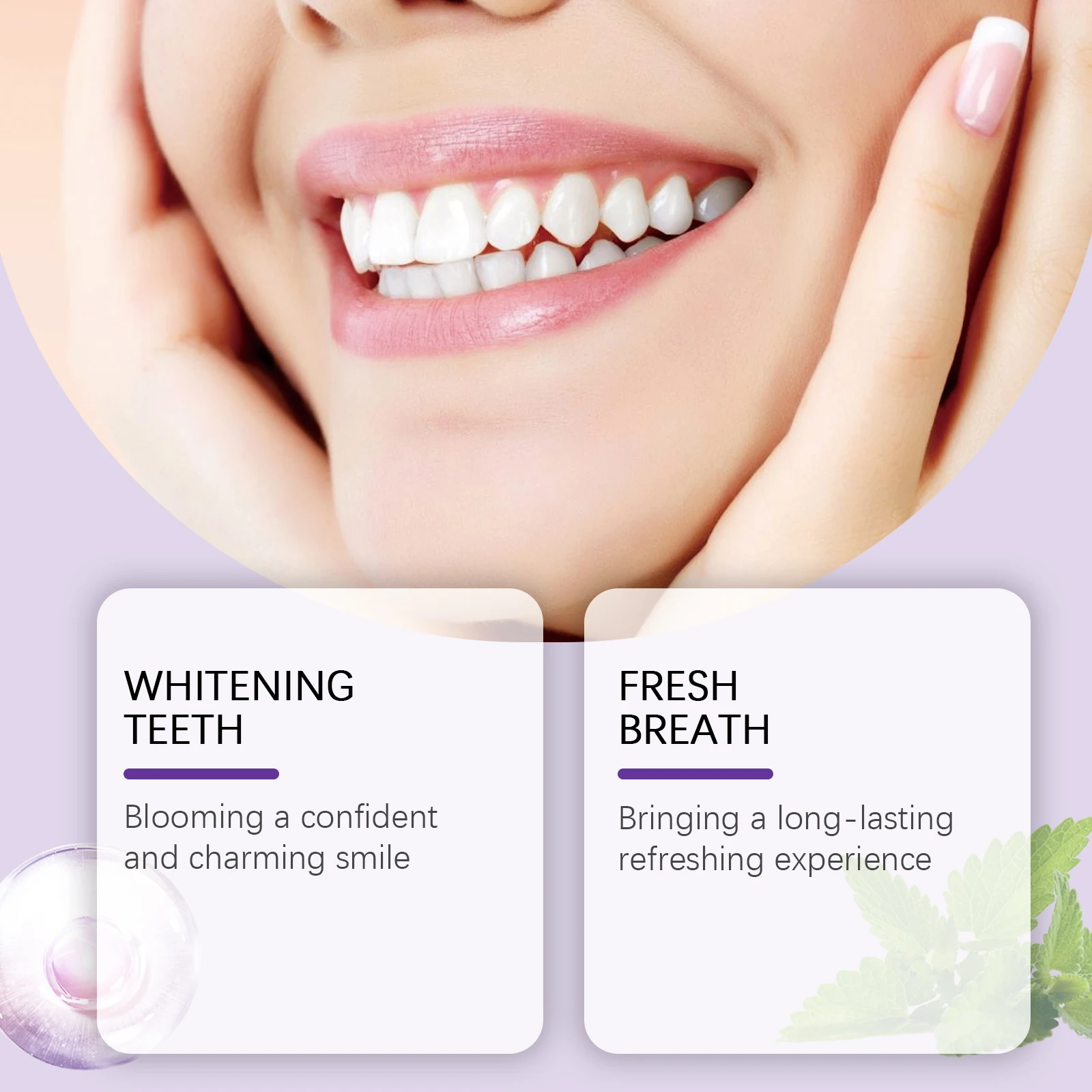 Purple Teeth Bleaching Powder - Teeth Whitening Ingredients review and price