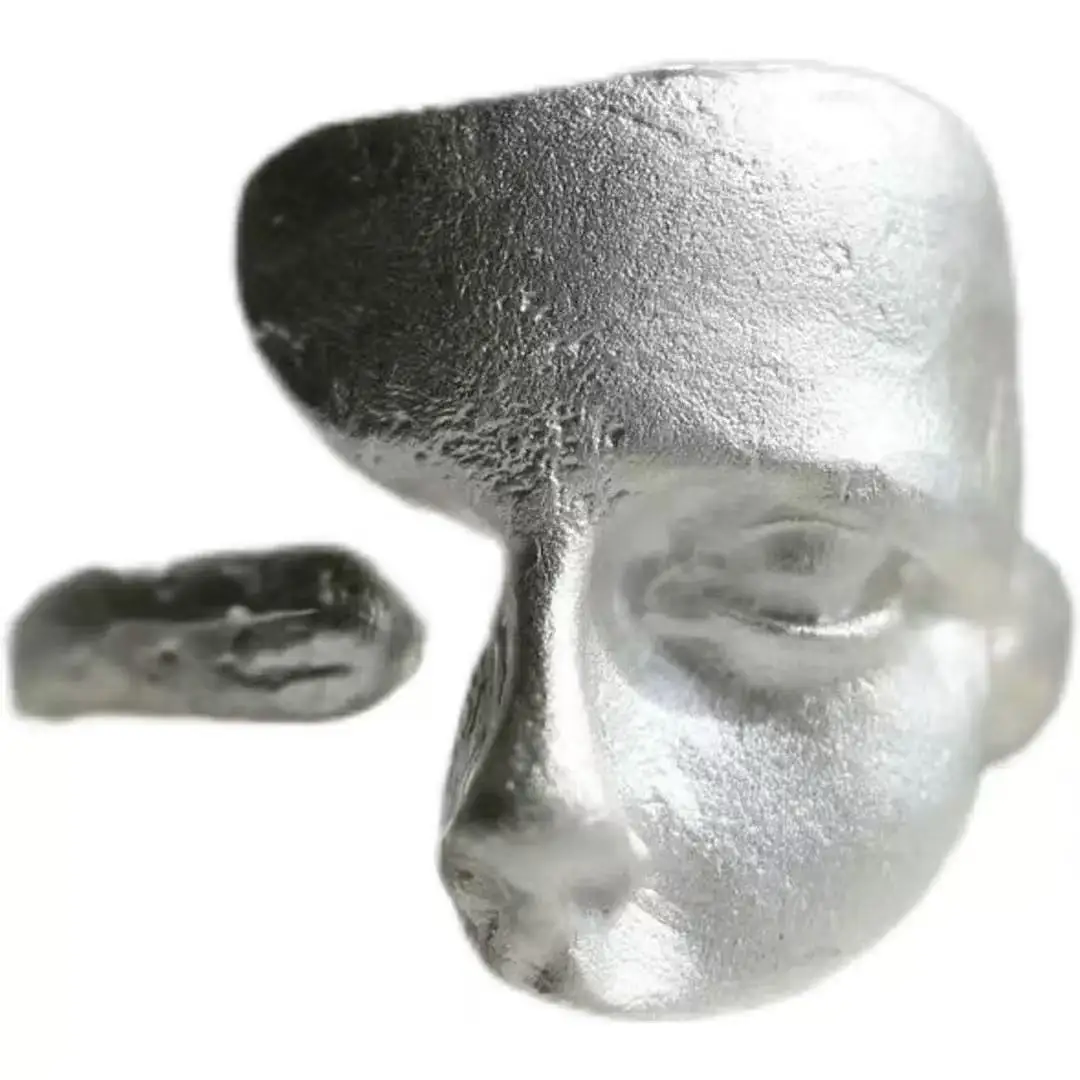 Women's 925 Sterling Silver Sanding Face Adjustable Ring