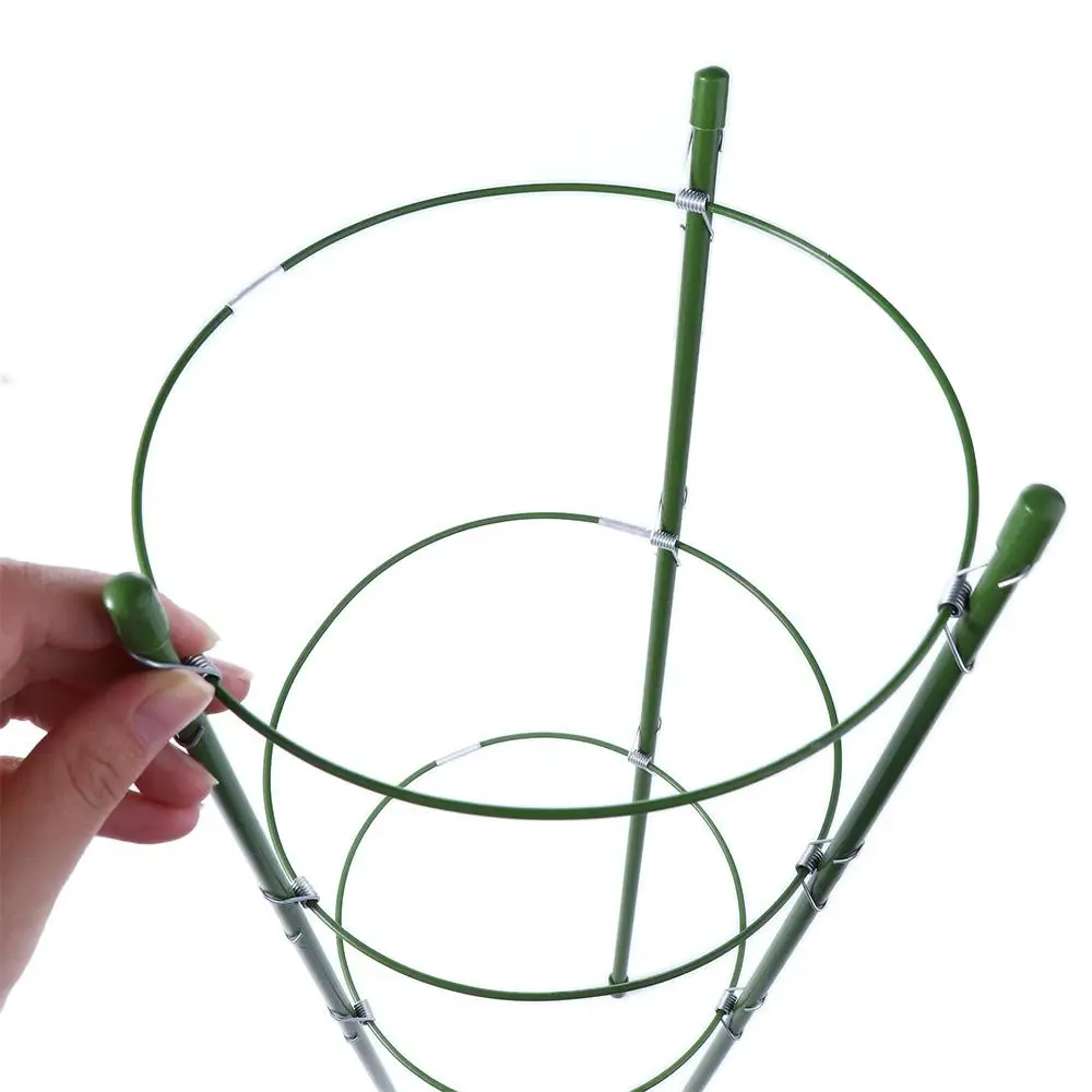 1 Set Plastic Green Durable Garden Supplies Climbing Vine Rack Decorative Trellis Bracket Potted Support Frame Tomato Cage