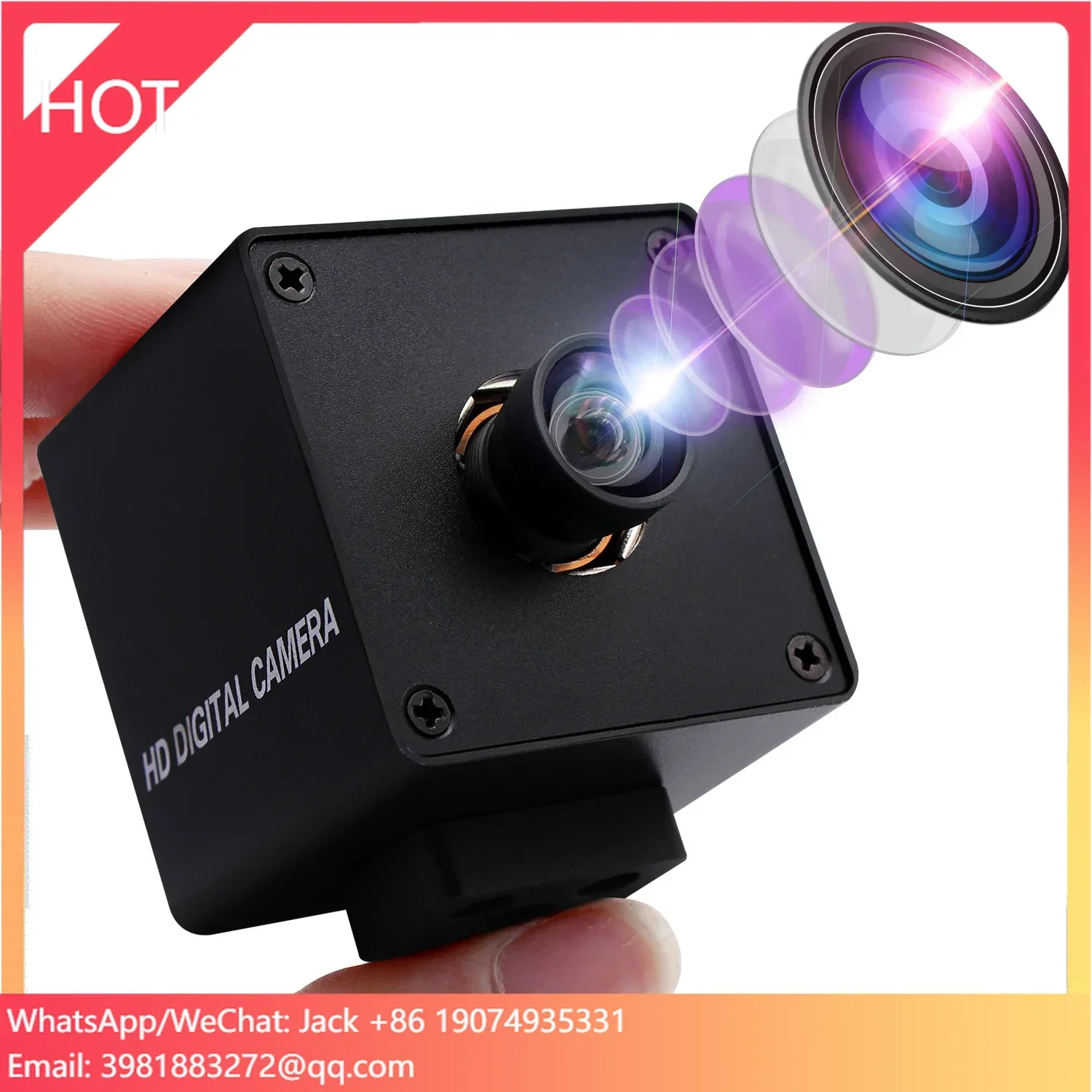 

ELP 2020 IMX415 Ultra HD 3840*2160 4k Auto Focus Usb Camera Raspberry Pi with No Distortion Lens for Biometric Scanning