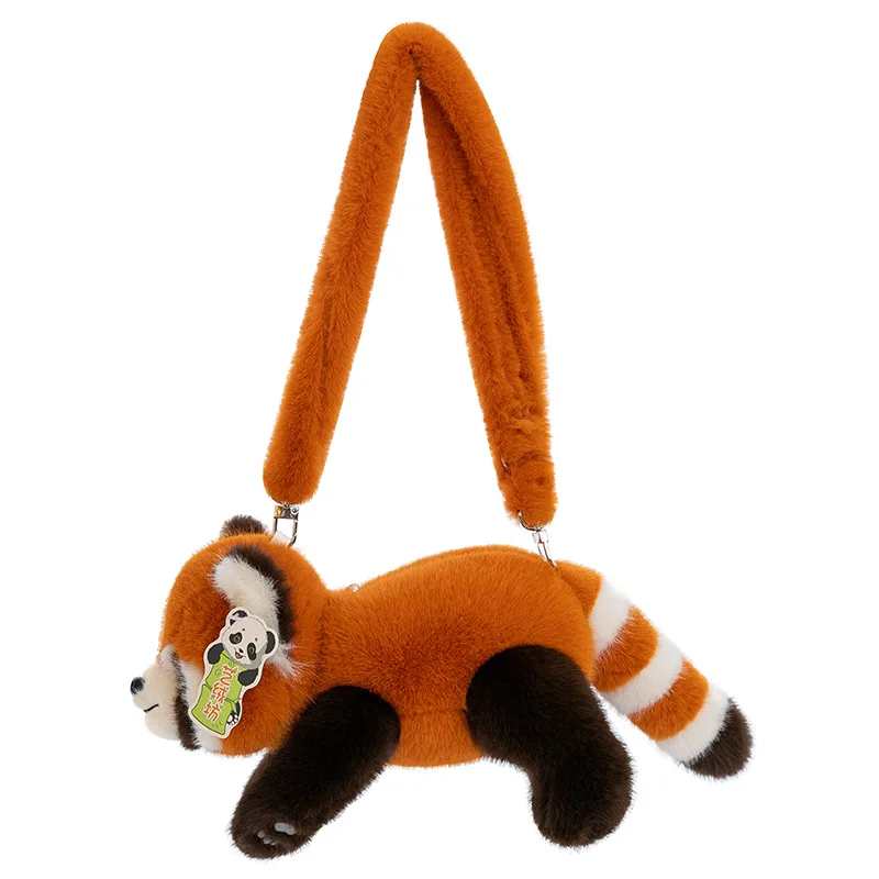 MINISO Pa Pa Fox Doll Plush Toy Red Panda Doll Girl Sleeping Hug Rag Doll Birthday Gift