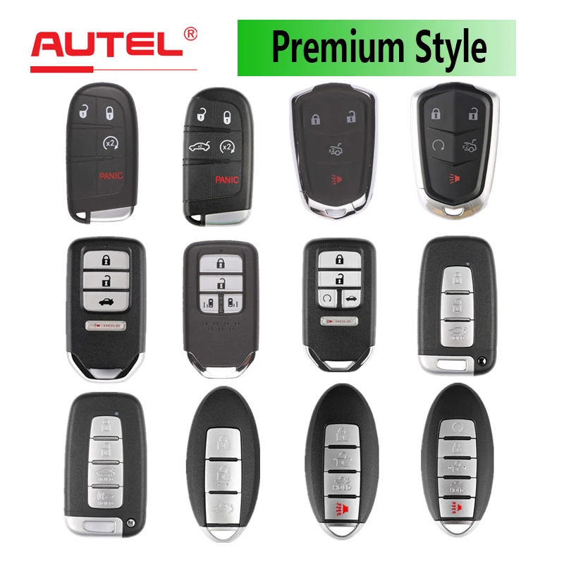 

AUTEL MAXIIM IKEY Premium Style Universal Smart Key for Chrysler/Cadillac/Honda/Hyundai/Nissan for KM100 KM100E IM508 IM608 PRO