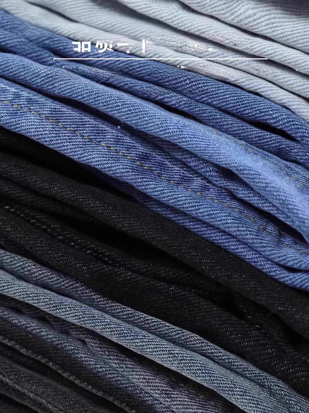 بنطال جينز رجالي أمريكي ريترو كاجوال فضفاض مستقيم الساق طويل ملابس ربيع الخريف مزيج مريح من القطن والبوليستر