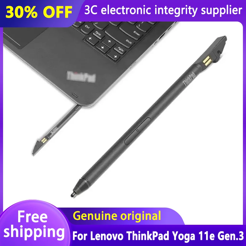 

NEW 4096 Stylus Pen for Lenovo ThinkPad Yoga 11e Gen.3 Tablet Stylus Pen Digital Touch Pressure Pen 01LW770 1LW770 SD60M67358