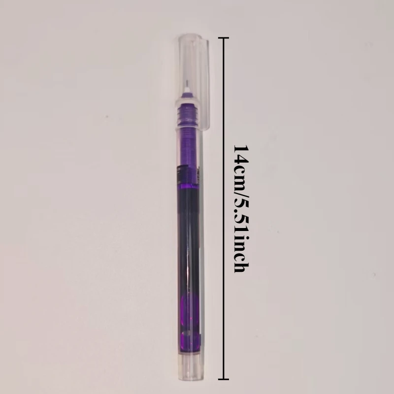 14Pcs Quick-Dry Colored Gel Pens, 0.5mm Ultra-Fine Liquid Ink Ballpoint Pen for Journaling Drawing Writing School, Random Color