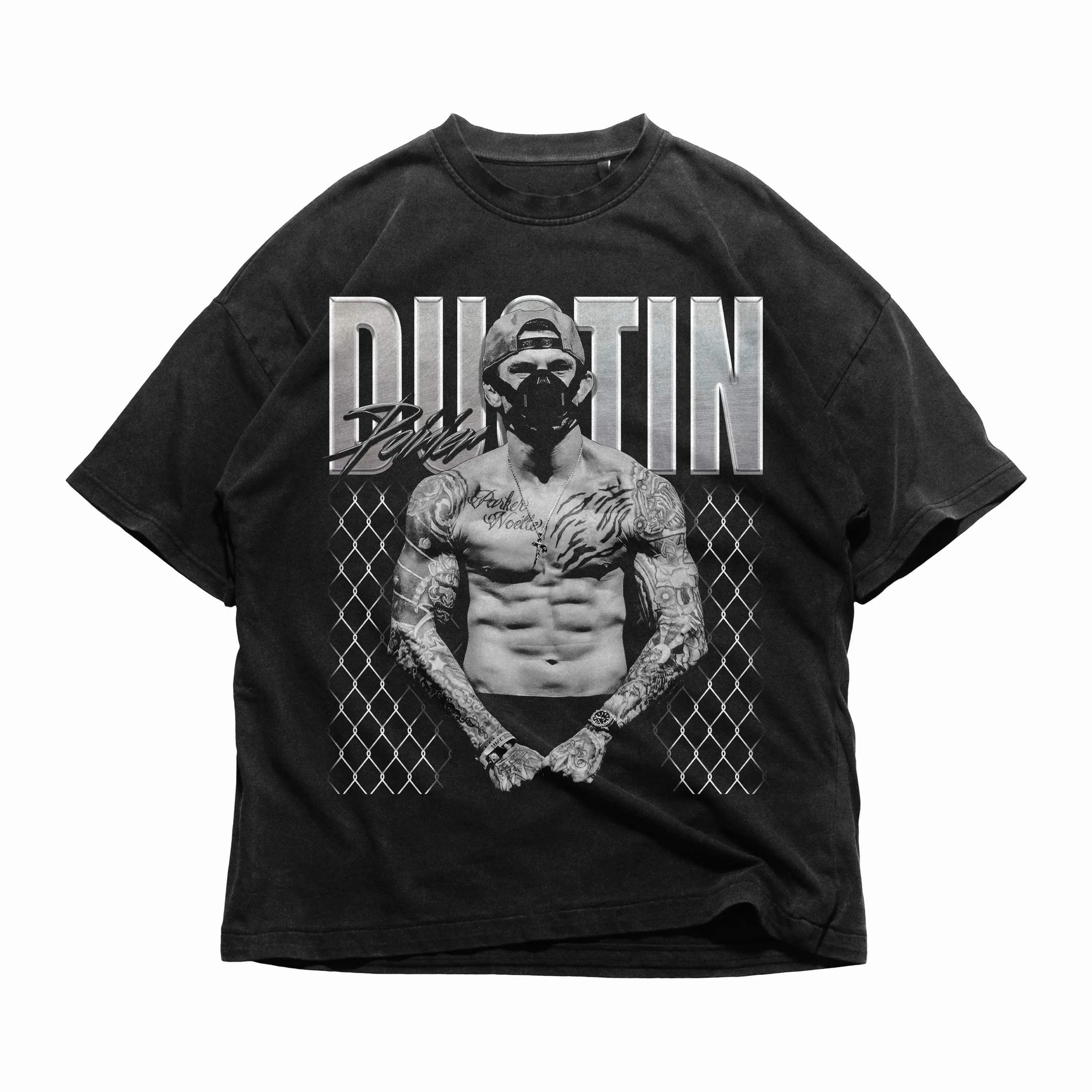 

Vintage t shirt for man clothes ropa Unisex y2k Oversized boxing