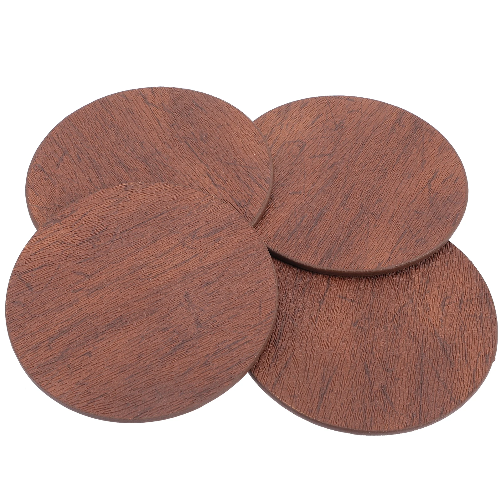 

Coasters Drink Dining Cup Table Wood Pu Holder Heat Insulation Protective Home Decoration Richer Occasions Homes