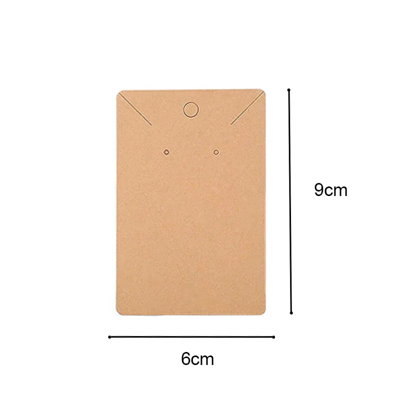 50 個 6 × 9 センチメートルイヤリングカードネックレスイヤリング耳スタッド包装紙カードジュエリー包装用 SPKZ01