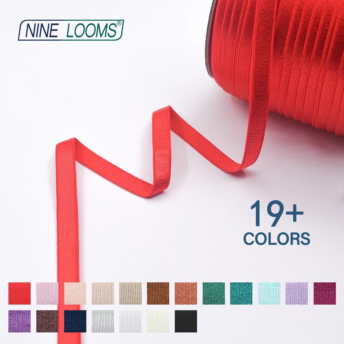 NINE LOOMS Bra Strap Elastics Band 3/8\