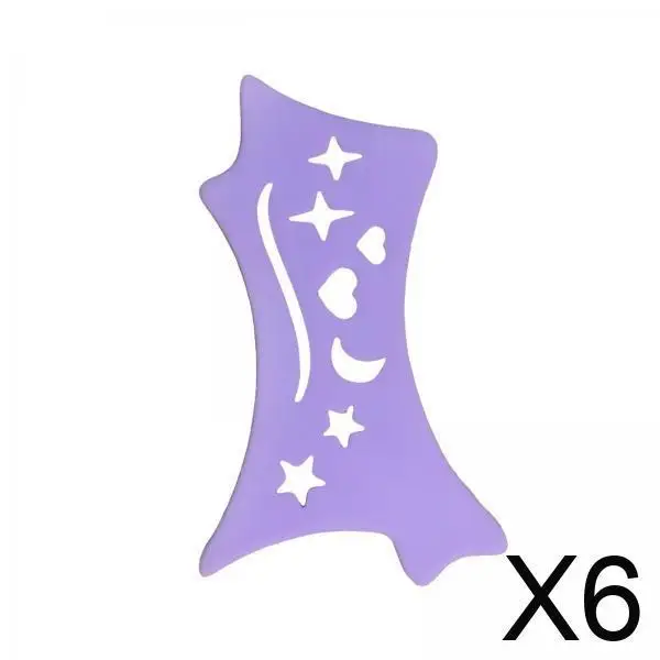 Pluma delineadora de ojos de colores, plantillas de maquillaje de silicona reutilizables, fáciles de usar para mujeres y niñas, maquillaje de ojos y labios