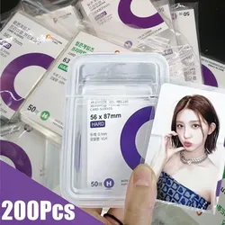 200-50Pcs Clear Kpop Idol Album Photo Card Protective Sleeves Kpop Shield Board Games Tarot Cards Photocard Protector Films