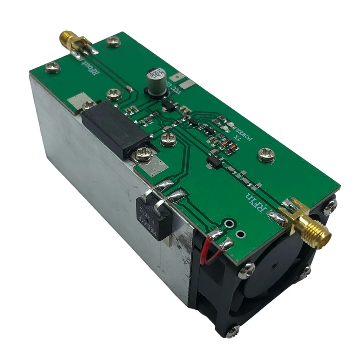 NEW Upgrade 13W RF Power Amplifier 433MHz (335-480MHz) Radio Frequency Power Amplifier with Heatsink ST