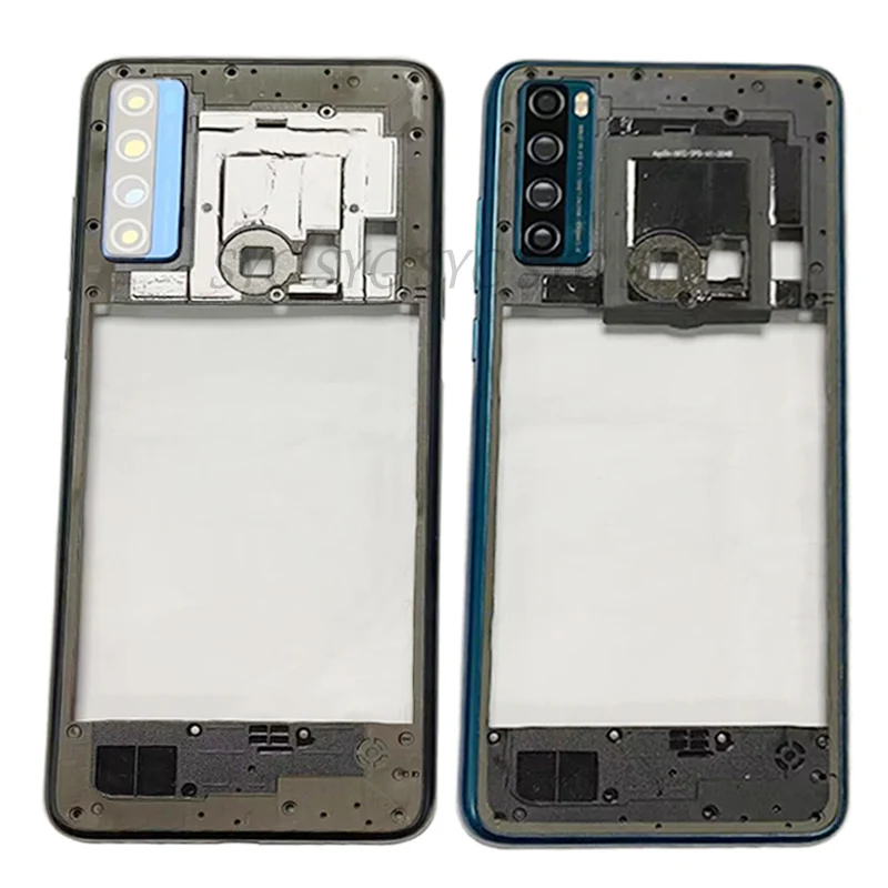 Middle Frame Housing LCD Bezel Plate Panel For TCL 20 SE T671 Phone Center Chassis LCD Frame Repair Parts