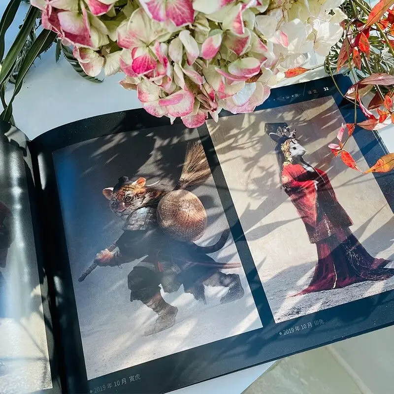 شي نيان يونيو لينغ الألبوم الرسمي كتاب مفهوم مصمم وانغ جونلينغ لمدة عشر سنوات اللوحة التذكارية الفن التوضيح مجموعة الكتاب #5