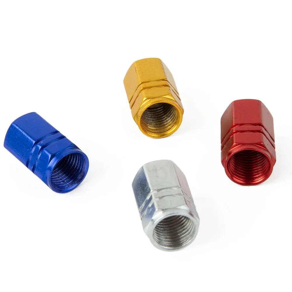 

4pcs Aluminum Car Tire Valve Caps Tyre Valve Stem Cover Air Dust Cap Universal Tire Valve Cover For Truck Bike Cars