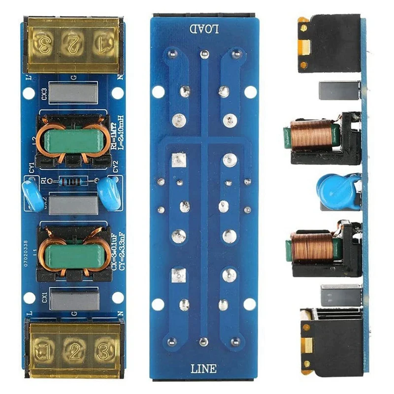 Modulo filtro EMI di potenza 25A scheda filtro passa-basso ad alta frequenza con filtro a onda a due stadi