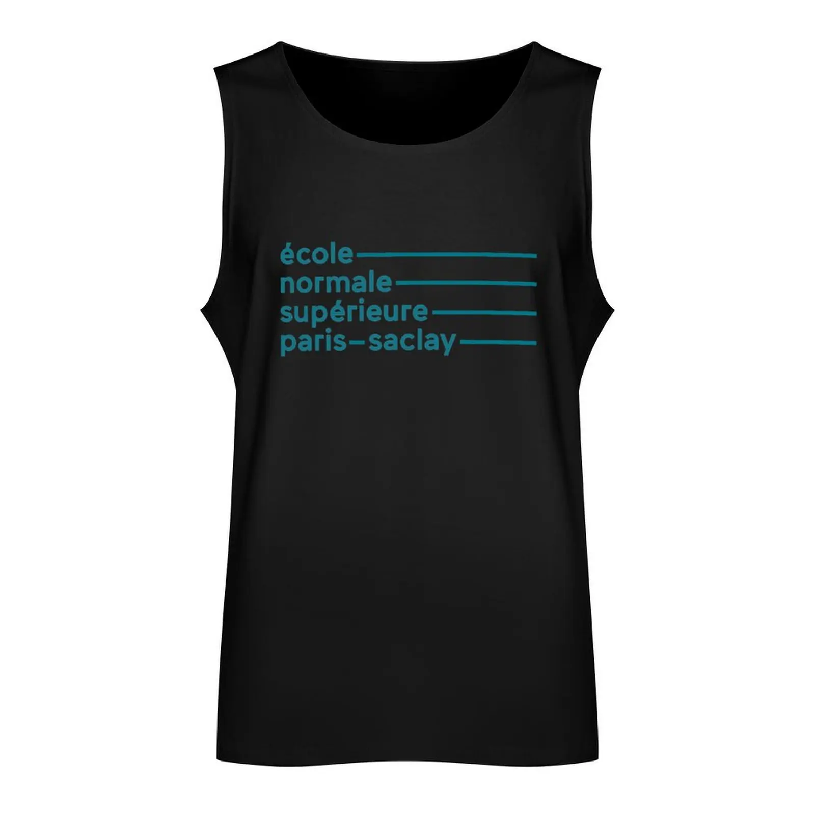 ENS_Paris-Saclay Tank Top Men's clothes gym shirt man Top summer sports clothes for men