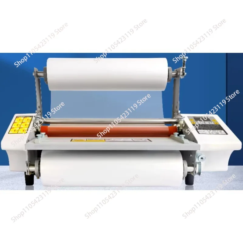V350 Film Laminator Four Rollers A3 SIZE Hot Roll Laminating Machine Electronic Temperature Control Singleroll Laminator