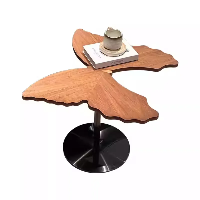 

Creative butterfly side few new Chinese retro floor table mobile balcony bedroom home living room sofa small coffee table