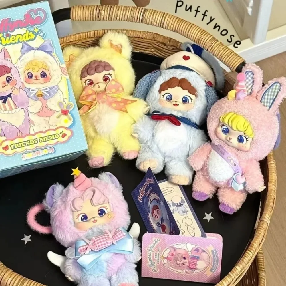 

Puffynose Friends Memo Series виниловая слепая коробка куклы модные игры вишневый олень Роро вечерние кролик Боби милые коллекционные украшения подарки