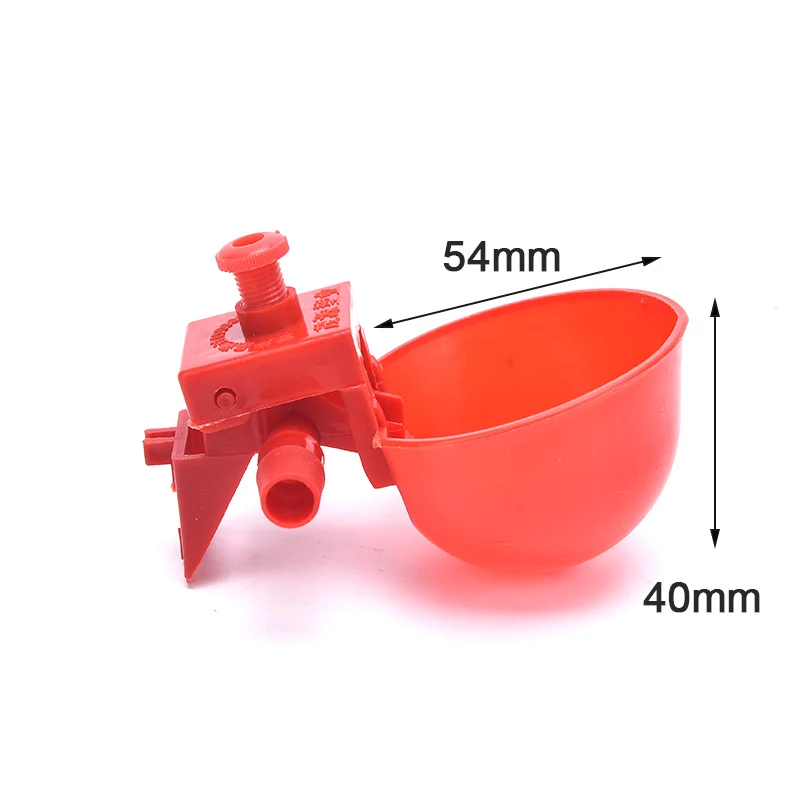 5pcs Chicken Drinker Drinking Cups for Chickens red Quail Chicken Waterer Bowl Automatic Poultry Coop Feeder water Drinking Cups