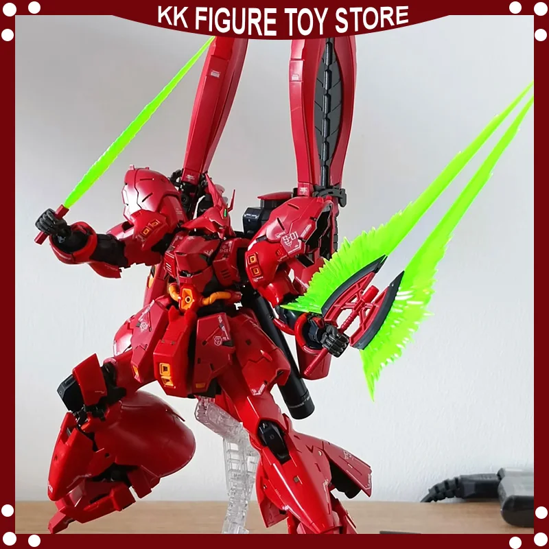 نجمة نموذج RG 1/144 Msn-04FF Sazabi Side-F Ver الجمعية أطقم منمذجة مزدوجة القرن قمع البلاستيك روبوت عمل نموذج لجسم اللعب #1